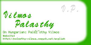 vilmos palasthy business card